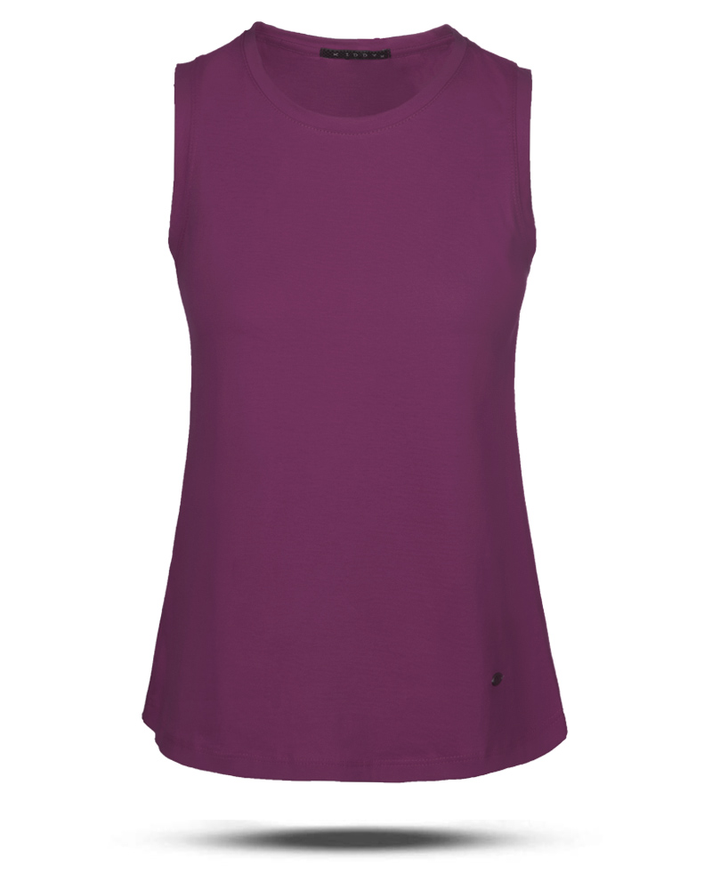 تاپ پنبه ای زنانه 2960 - بنفش