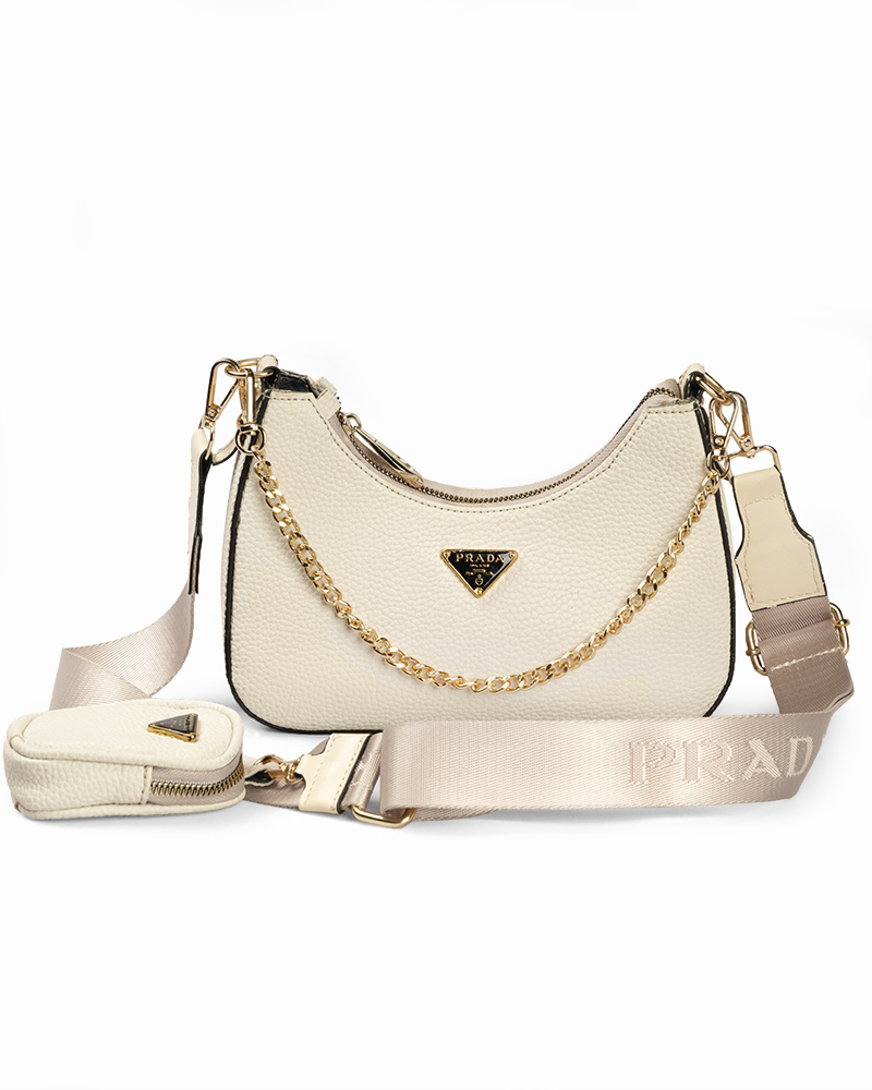 کیف اسپرت پرادا زنانه LZDPDKK49 - کرمى