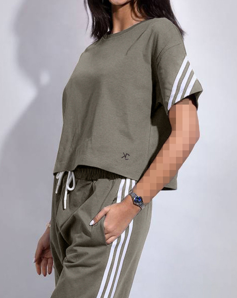 کراپ تیشرت زنانه 2898 - ماشی