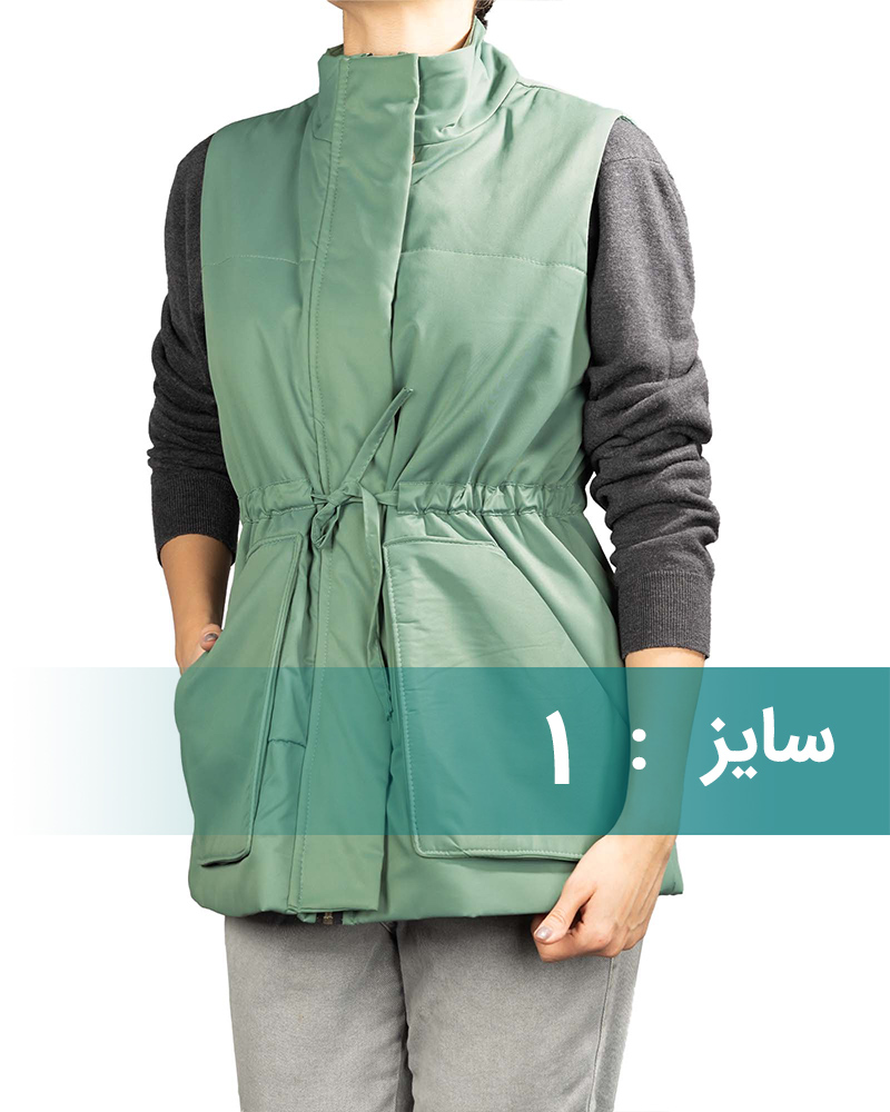 پافر میکرو زنانه 3010 - سبز دریایی