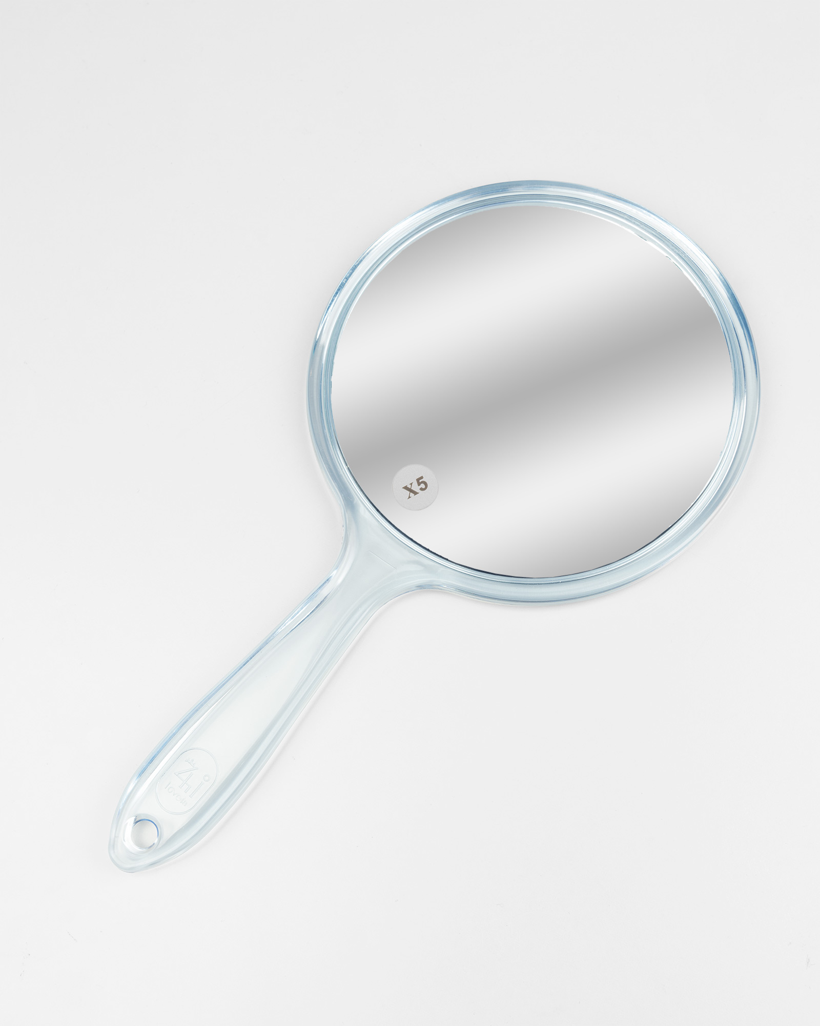 آیینه دستی بزرگ 082635 - آبی آسمانی