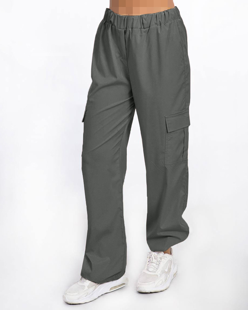 شلوار نیم بگ زنانه 3139 - ماشی