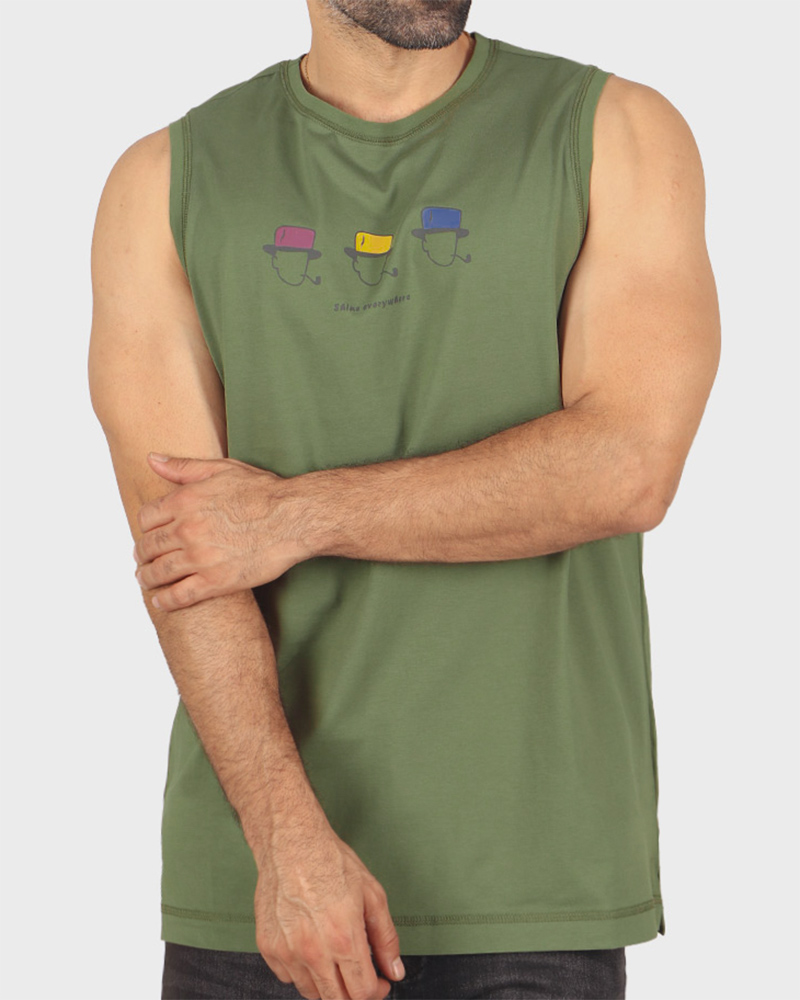 کاور طرح دار مردانه 021354 - زیتونى