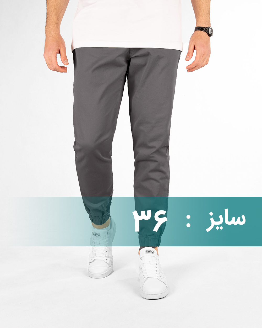 شلوار اسلش کتان مردانه vk0023 - دودى