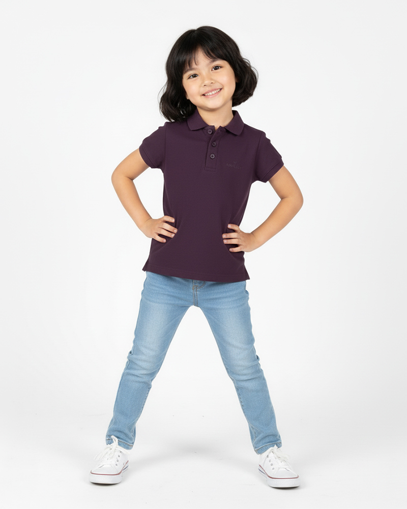 تیشرت جودون بچه گانه 1519 - بنفش