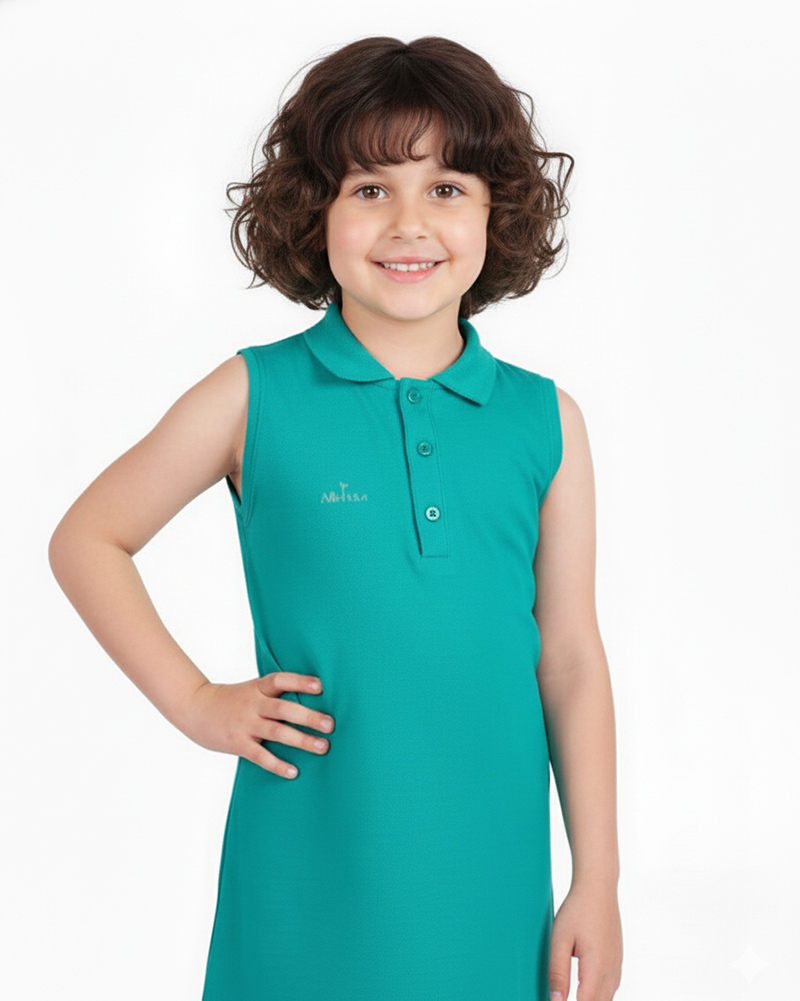 پیراهن بچگانه جودون 1568 - سبزآبی