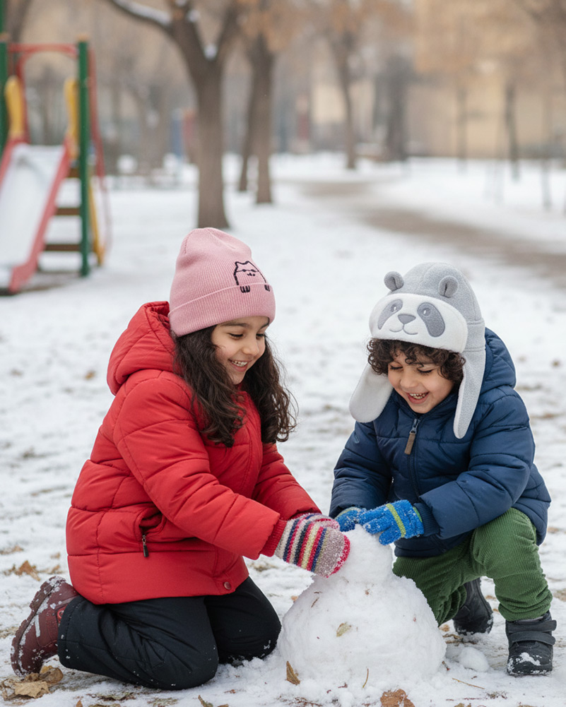 کلاه بافت طرح گربه 30146 - کالباسی