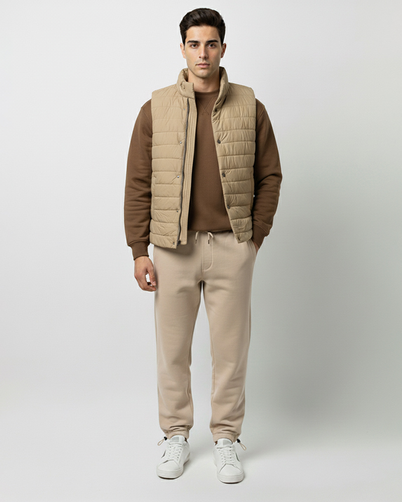 کاپشن پافر مردانه 785478 - خاکی