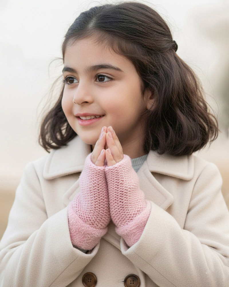 دستکش توکرکی بچگانه 36017 - صورتی