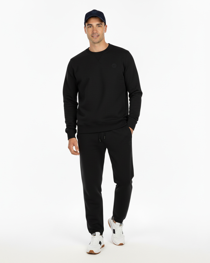 ست بلوز و شلوار دورس مردانه 031527 - مشکی