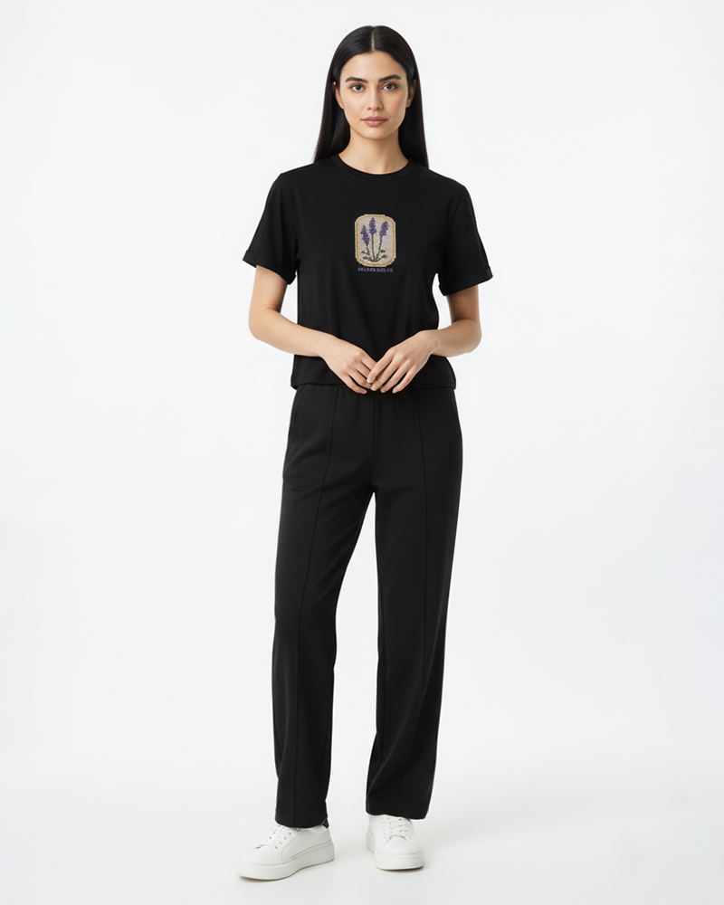 شلوار دورس زنانه 4123 - مشکی