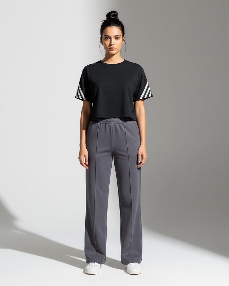 شلوار دورس زنانه 4123 - خاکستری تیره