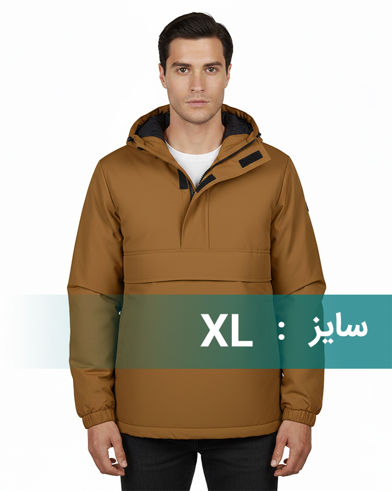 کاپشن بادگیر مردانه 010621 - خردلی