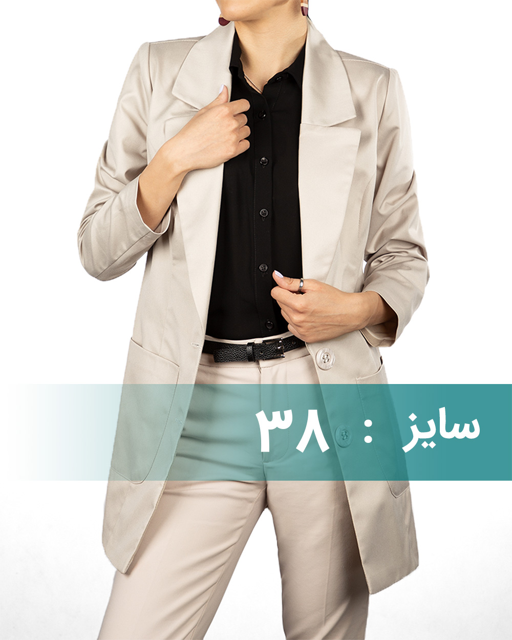 مانتو کتی زنانه 662 - کرمى