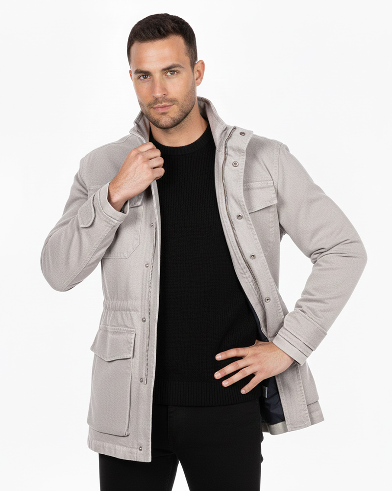 کاپشن مردانه 6704 - کرمى