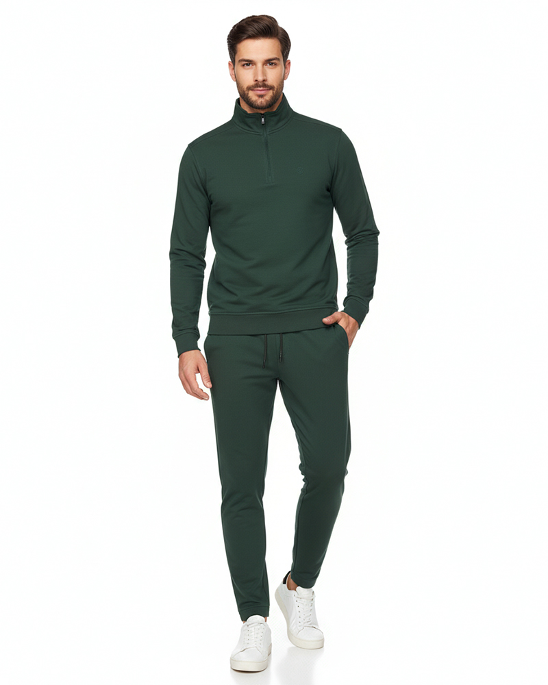 ست بلوز و شلوار دورس نخی مردانه 4133 - ماشی