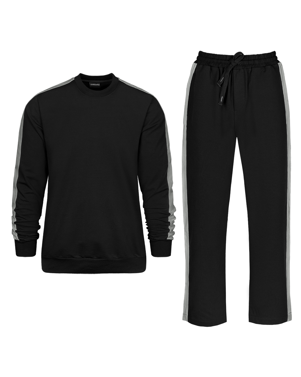 ست بلوز و شلوار دورس مردانه 041774 - مشکی