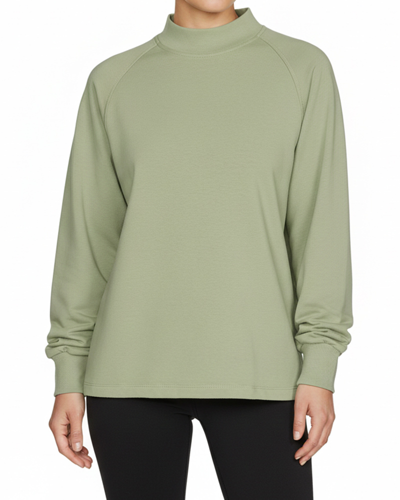 بلوز دورس بیسیک زنانه 3294 - زیتونى