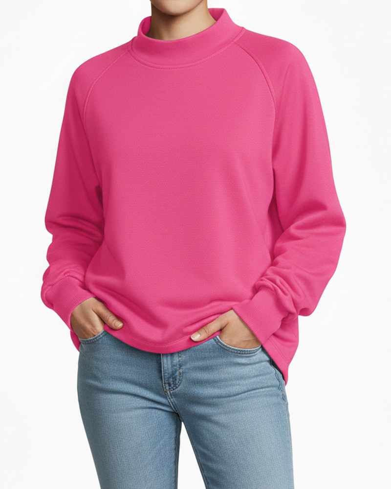 بلوز دورس بیسیک زنانه 3294 - صورتی تیره